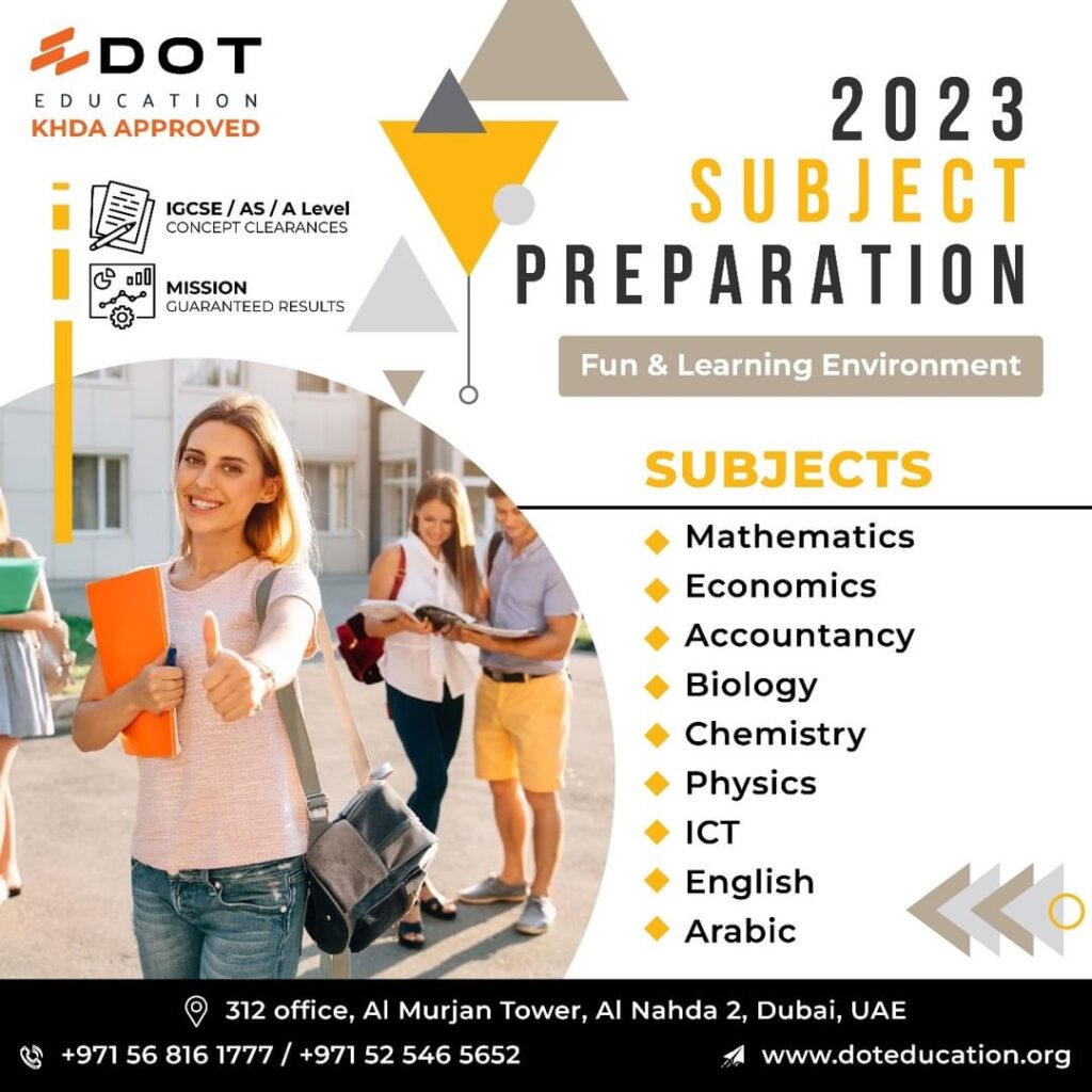 Exam Preparation Course In Dubai | Dot Education Exam Preparation Course