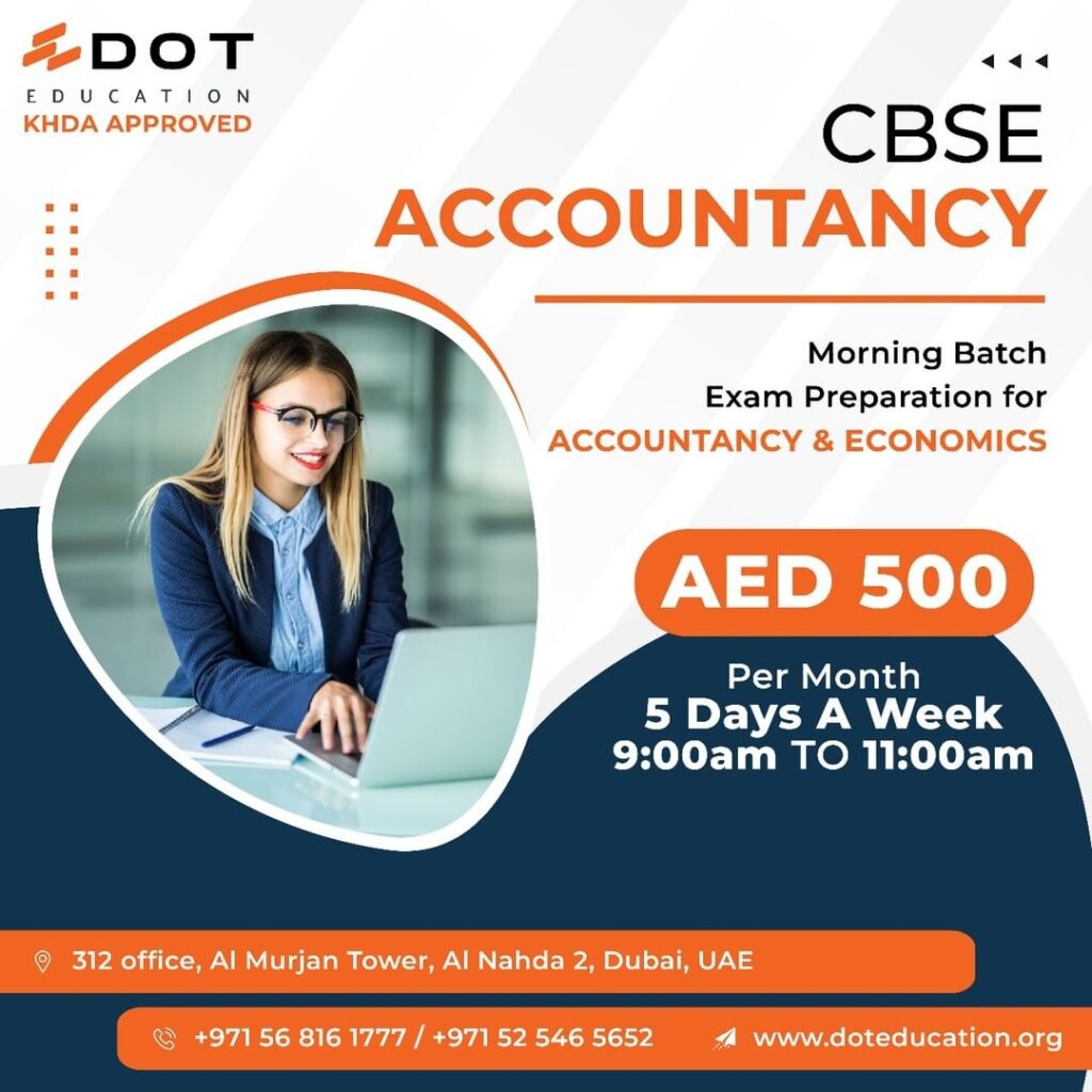 CBSE Accountancy And Economics - Dot Education