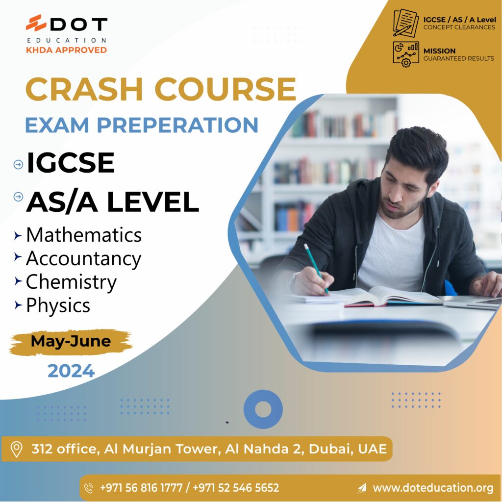 Dot Education Offer Crash Courses in Dubai