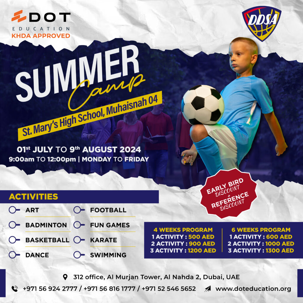 Dot Education Summer Camp in Dubai 2024